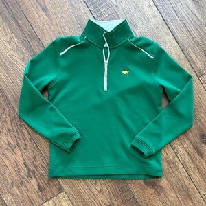 Masters Collection Green Quarter-Zip Pullover Kids XS 5-7